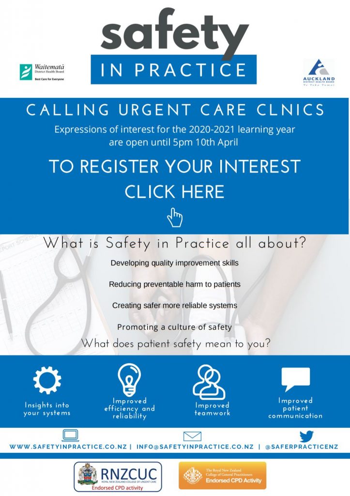 Safety in Practice communications – Royal New Zealand College of Urgent ...